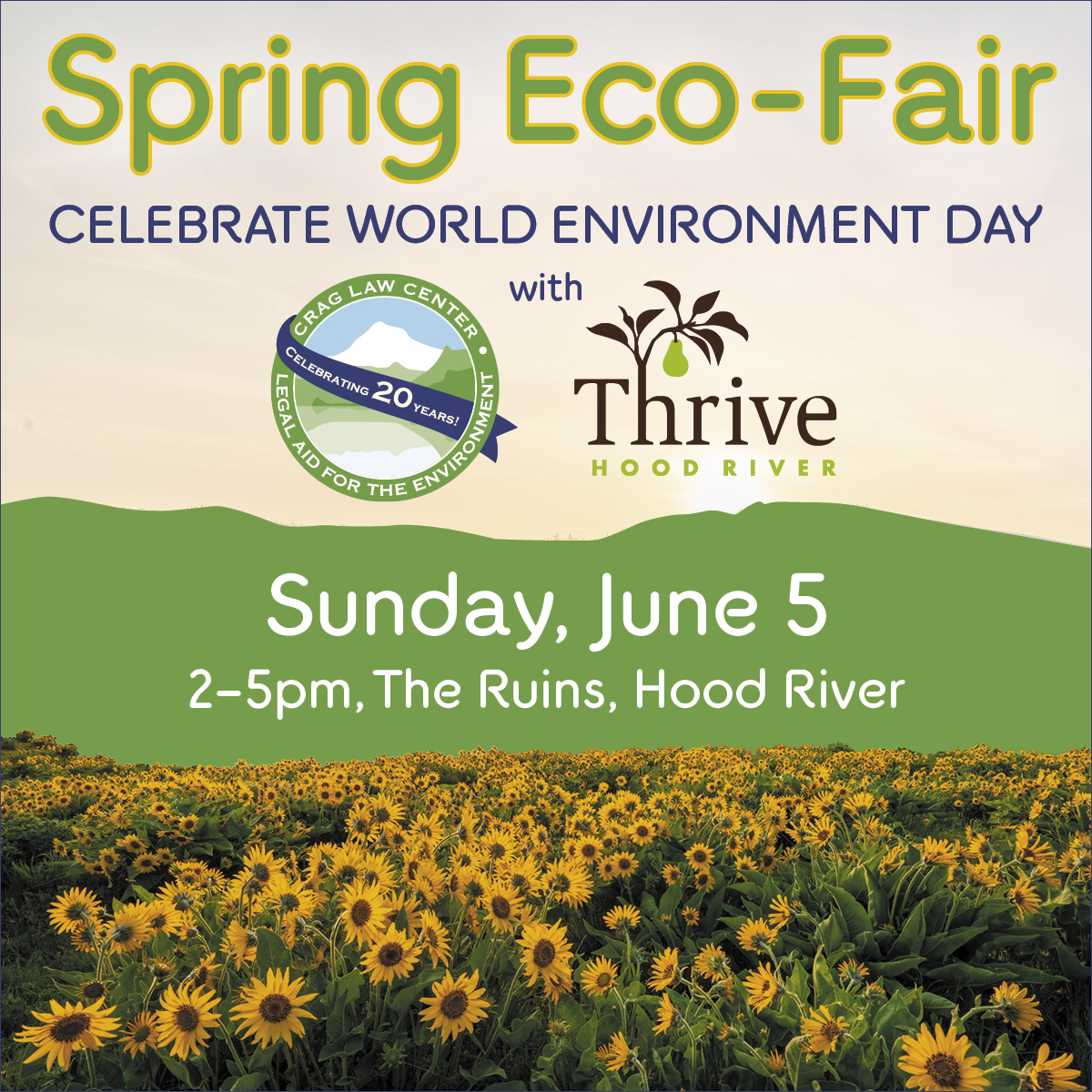 Spring EcoFair Thrive Hood River